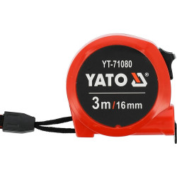 YT-71080 YATO ritininė matavimo juosta 3 m x 16 mm
