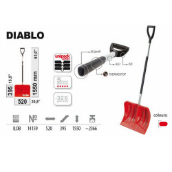 ILDB-R444 SNIEGO KASTUVAS DIABLO KOTAS ALIUMINIS.