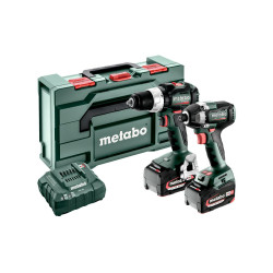 685196000 METABO.COMBO 18V 2.8.4 RINKINYS (BS 18 LT BL + SSD 18 LT 200 BL) 2x5.2Ah METABOX ...