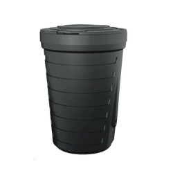 IDRA210-S411 PP.RAINWATER STORAGE CONTAINER 210L BLACK RAINCAN