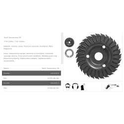 TT64 TARPOL ĮSTATOMAS TIKSLAS FI 125 mm x 3 x 22,2 mm, UNIVERSALUS T-64