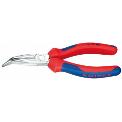 2525160 KNIPEX pusiau apvalios sulenktos 160 mm replės