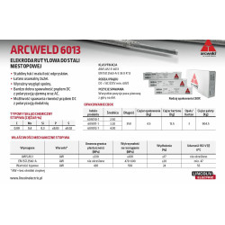 609011-1 LINCOLN ELEKTRODA ARCWELD 6013 FI 3,2/4,5kg