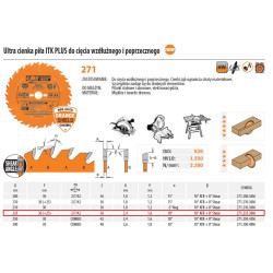 271.235.36M CMT PJŪKLAS ITK D 235 F 30 Z 36N K /2,4/1,6 UNIVERSALUS, ITIN PLONAS