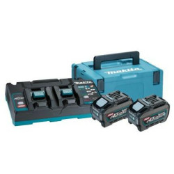 191U13-9 MAKITA 40V XGT maitinimo šaltinio komplektas (BL4050Fx2+DC40RB)