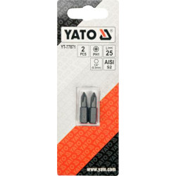 YT-77871 YATO END 1/4 "x25mm PH1 /2vnt.