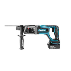 DHR241RTJ MAKITA 18V 2J 2 x 5,0 Ah smūginis gręžtuvas su kalimo galimybe DHR241RTJ