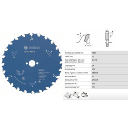 2608644044 BOSCH EXP.WOOD pjūklo diskas 190x20x24z /2,6/