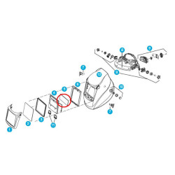 W000261984 WELDLINE SUVIRINIMO FILTRAS CHAMELEONAS 3V+... WELDLINE 108 x 51 mm vidinis