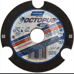 66252829994 NORTON SHIELD 125mm P60 OCTOPUS