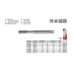 YT-2954 YATO MAŠINŲ SRIEGIKLIAI M7, DIN 371 HSS M2 2954