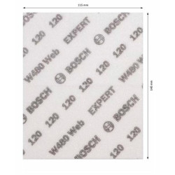 2608902381 BOSCH abrazyvinė kempinė P120 /2vnt.