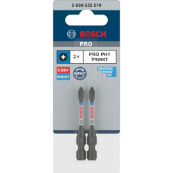 2608522519 BOSCH smūginis antgalis 50mm PH1 /2vnt.