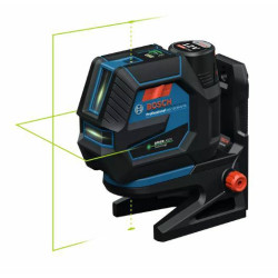 0601066S02 BOSCH.CROSS LASER GCL 12V-50-22 CG GREEN +RANKENĖ RM 20 +ADAPTENTAS AA 1 1x2.0Ah