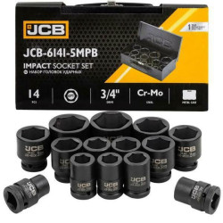 JCB-6141-5MPB JCB UDR SUCKS cpl. 14el.3/4" 6 kampų. (17-50 mm)