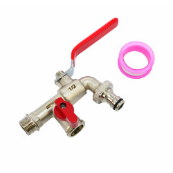 AW61485 AW SODO ČIAUPAS ŽALVARINIS NIKAS. Dvigubas 1/2" GZ 2x3/4"