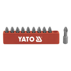 YT-0475 YATO BITŲ RINKINYS 10 vnt. PH 2 x 25 mm 0475