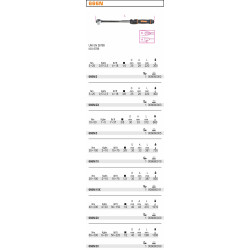 666N-2 BETA DYN.1/4" veržliaraktis 5-25 Nm /666N/2