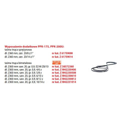 38572360 PROMA BAND PPK175 2360mm Z8/10