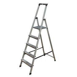 126238 KRAUSE LADDER SOLIDY ALUM. 5 ŽINGSNIAI