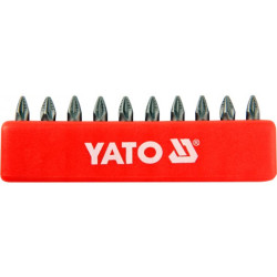 YT-0470 YATO BITŲ RINKINYS 10 vnt. PZ 1 x 25 mm 0470