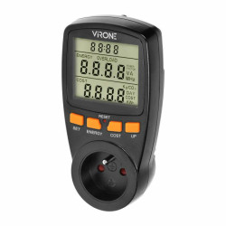 EM-4(GS) ORNO VIENO TARIFO VATMETRAS SU LCD SCHUKO EKRANU