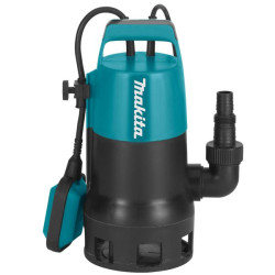 PF0410 MAKITA nešvaraus vandens siurblys su plautuve 400W 140l/min PF0410