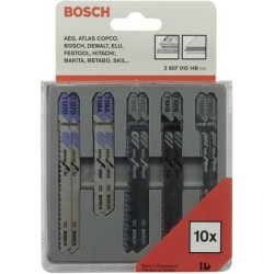 2607010148 BOSCH T-pjaustytuvai MEDIENAI/METALUI 10vnt.