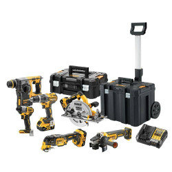 DCK624P3T-QW DEWALT.COMBO RINKINYS 18V DCK624P3T 6-EL. 3x5.0Ah TSTAK