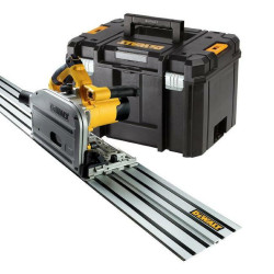 DWS520KTR-QS DEWALT PILARKA TARCZOWA - ZAGŁĘBIARKA 1300W 165mm DWS520KTR + SZYNA 1,5m TSTAK