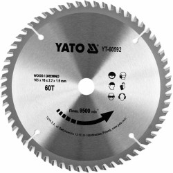 YT-60592 YT.SAW BLADE WID. 165*60*16 60592 ..... WP