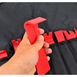 AW17311 AWTOOLS NYLON apmušalų valymo priemonių rinkinys 11 vnt.