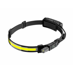 AW17609BL AW BRIGHTBAR LED PRIEKINIS ŽIBINTAS SU JUDESIO JUTIKLIU JUODA LINIJA