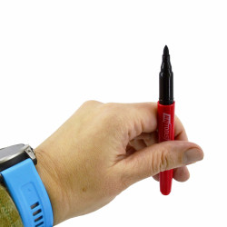 AW29610 AWTOOLS PERMANENTINIAI MARKETAI THIN BLACK 5vnt.