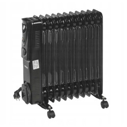 VO0156 9 BRIAUNŲ ALYVOS ŠILDYTUVAS 2000 W JUODAS