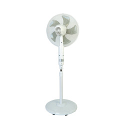 VO2436 VOLTENO Grindų ventiliatorius WHITE + DISPLAY 40cm