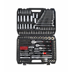 AW39216BL AW veržliarakčių rinkinys 216EL 1/2"/3/8"/1/4" BLACK LINE