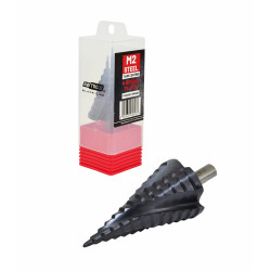 AW40930BL AWTOOLS SPIRAL STEP grąžtas M2-TiAlN / 4-12 mm /BL