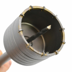 AW43436 "AWTOOLS CONCRETE CORNER SET" FI 65 mm + FI 80 mm SDS PLUS RANKENĖ 350 mm