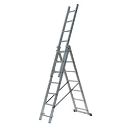 AW23088 "AWTOOLS" aliuminio bėgių bėgiai 3x8 STREES 150KG pritaikymas laiptų pakopoms