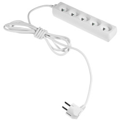 AW24632 AWTOOLS WHITE 5 - SOCKET 5,0 m buitinis ilgintuvas su įžeminimo gnybtu