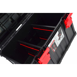 AW30540BL AWTOOLS MODULINĖ DĖŽĖ su pertvaromis 530x355x310mm