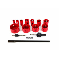 AW49661 AWTOOLS BIMETAL HOLE KIT 15 vnt. 19-76 mm