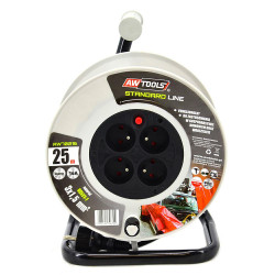 AW70218 AWTOOLS STANDARDINIS PRIĖMIMO ĮSPĖJIMAS 40m 3x1,5mm 16A / 3680W