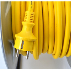 AW70261 AWTOOLS HEAVY DUTY YELLOW METAL HUBBER CONNECTOR 50m 3x1,5 mm 16A / 3680W / IP44 NEOPREN