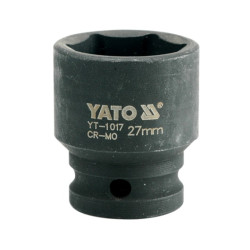 YT-1017 YT.IMPACT LIZDAS. 6 kampinis 1/2" trumpas 27 mm