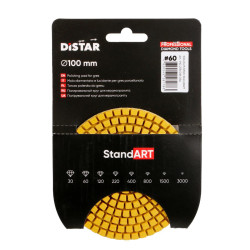 910278018056 DISTAR DIAMANTŲ Blizginimo diskas STANDART 100mm P 60