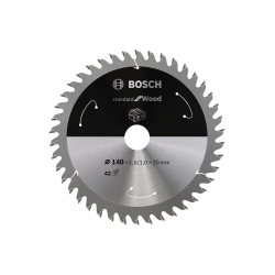 2608837672 BOSCH STANDARD WOOD ACCU 140x20x42z pjūklo diskas