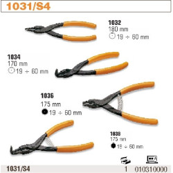 1031-S4 BETA SEGER replės 4 vnt.  /1031/S4