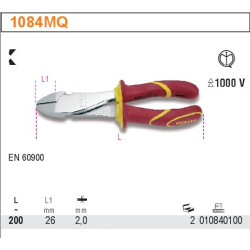 1084MQ-200 BETA WZM.šoninės replės 200mm/1084MQ/200 ...